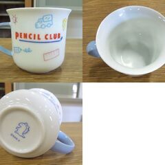 昭和レトロ ペンシルクラブ カップ&ソーサー 1客セット 当時物 ファンシー 1980年代 SAN-X 定形外可 札幌市 新道東店の画像