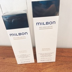 新品未使用⭐️MILBON REAWAKENシャンプー＆トリート...