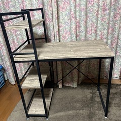シェルフ付きデスク