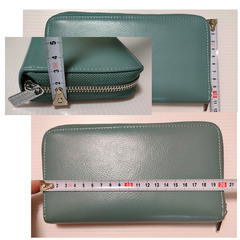 未使用　カード36枚　ジャバラ　本革 スキミング防止 RFID 磁気防止 レディース 財布の画像
