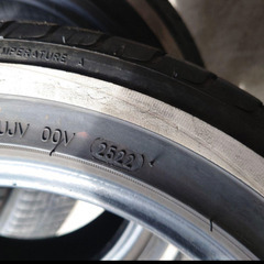 ホワイトリボンタイヤ　155/65R-14 4本（送料プラスにて発送します）の画像