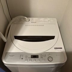 【超美品】 SHARP シャープ　全自動縦型洗濯機　ES-GE5...