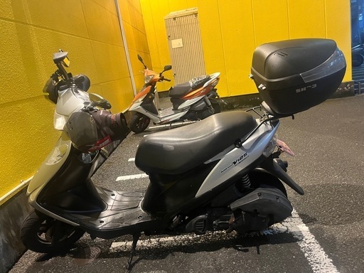 アドレス125 　リアボックスつき　数日だけ値下げ