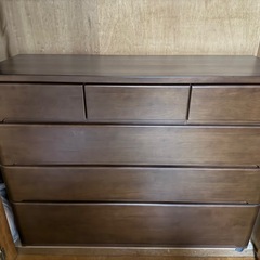美品 木製 チェスト 