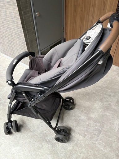 Aprica(アップリカ) A型ベビーカー カルーンエアーメッシュ AB グレー 1か月~36か月まで 軽量 両対面