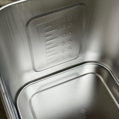 ステンレス 角型 寸胴 約14ℓ その2の画像
