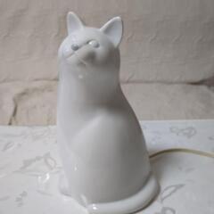 猫ライト　陶器