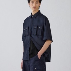 GU rokh ロク　ユーティリティシャツLワイドカーゴショーツMセットアップ
の画像