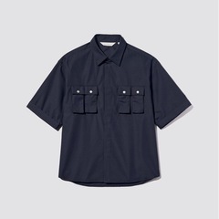 GU rokh ロク　ユーティリティシャツLワイドカーゴショーツMセットアップ
の画像