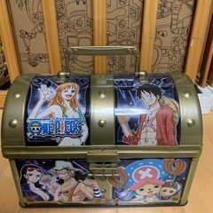 6    　ワンピース　トレジャーケース　お菓子缶