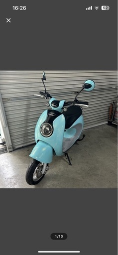 XEAM notte V2 電動 バイク ライトブルー 実働 走行距離1600km 最高速度40km