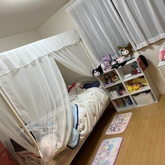 天蓋付きベット