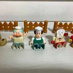 【中古玩具】ブロック　アンパンマンブロック人形