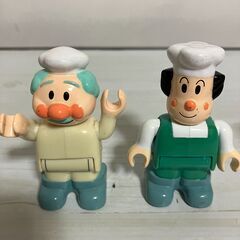 【中古玩具】ブロック　アンパンマンブロック人形の画像