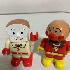 【中古玩具】ブロック　アンパンマンブロック人形の画像