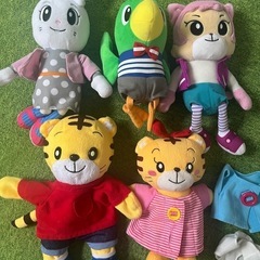 しまじろう　みみりん　とりっぴい　にゃっきい　はなちゃん　ぬいぐるみ　
