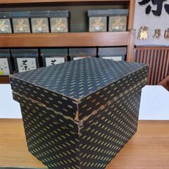 【取りに来てくれる方限定】茶箱　昭和レトロ　アンティーク　小物入れの画像