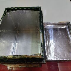 【取りに来てくれる方限定】茶箱　昭和レトロ　アンティーク　小物入れの画像