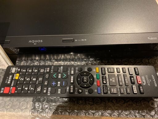【20％値下げしました】SHARP BDレコーダー　2B-C20BW
1（2019年製）2番組録画　2TB　1.5倍早見再生