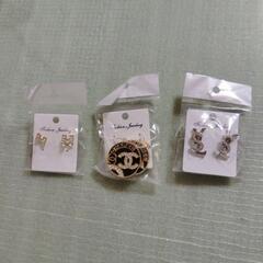 新品ピアス3点セット