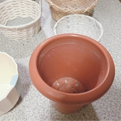 かご プラ鉢 小物入れ 植木 花籠 まとめ売りの画像
