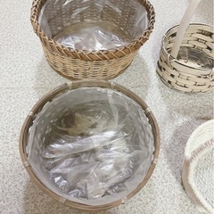 かご プラ鉢 小物入れ 植木 花籠 まとめ売りの画像