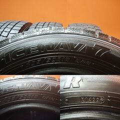 GOODYEAR ICENAVI7 205/60R16 16インチ スタッドレス 4本 22年製 バリ溝 ステップワゴン アクセラスポーツ ジューク等　(KTG275)の画像