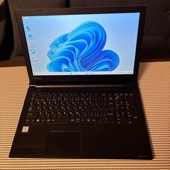 DynabookB65/DN第8世代i3-8130U爆速SSD256GB＋メモリ16GBオフィス美品の画像