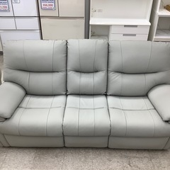 ヤマダオリジナル 3人掛け電動リクライニングソファ