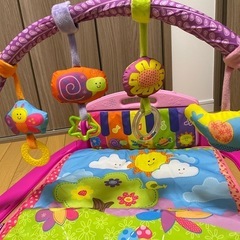 赤ちゃん ベビージム プレイマット ピアノ あんよでキック お昼寝 知育おもちゃ 　音がなりますの画像