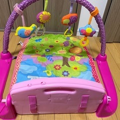 赤ちゃん ベビージム プレイマット ピアノ あんよでキック お昼寝 知育おもちゃ 　音がなりますの画像