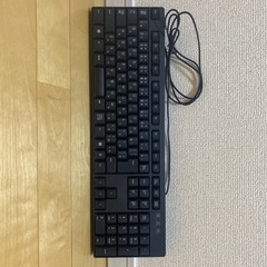 【0円】ELECOM 有線キーボード TK-FFCM01BK