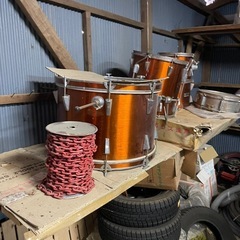 ヤマハ ドラム セット 倉庫に保管 