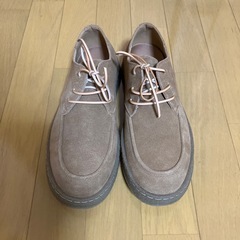 〈未使用〉本革スウエードUチップ 27センチ