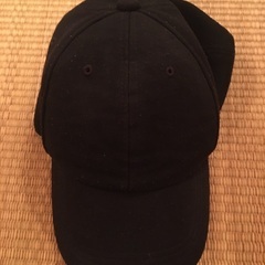 キャップ　黒　56.5〜58.5