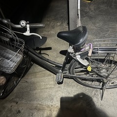 アルベルト　黒　通学用自転車