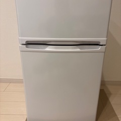 【MAXZEN JR085HM01WH】冷蔵庫 85L 小型 2ドア 一人暮らし ひとり暮らしの画像