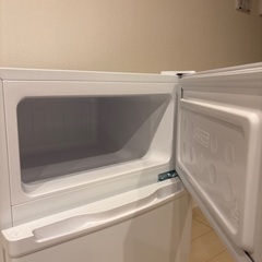 【MAXZEN JR085HM01WH】冷蔵庫 85L 小型 2ドア 一人暮らし ひとり暮らしの画像