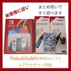 【美品】Nintendo Switch 有機EL本体+フィッシン...