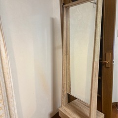 姿見+ドレッサー+ハンガーラック
