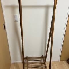 ハンガーラック　木製　145✖️75✖️42