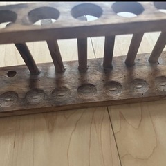 昭和55年　試験管台•試験管4本セットの画像