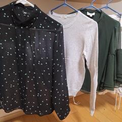 【オフィス服装、4点まとめ】UNIQLO、GU シャツ 長袖 M