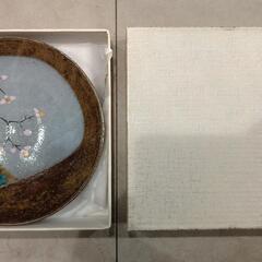 新品箱入り、九谷焼の浅皿、菓子鉢の画像
