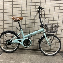 試乗して リフォーム済み　 カゴ付き6速 20 インチ自転車
