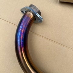 グラストラッカーNJ4BAキャブ用　RSヨコタ　ビューティメガホンマフラー美品の画像