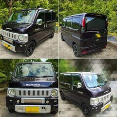 車中泊仕様！バモス HM1 改 HummerフェイスH2