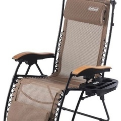 【美品】Coleman インフィニティチェアマックス ベージュ／...