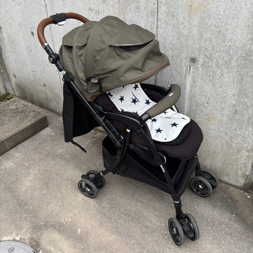 未使用レインカバー＆バンパーカバー付 Aprica アップリカ ラクーナ