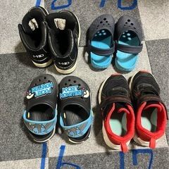 ルカリオのサンダル、クロックスサンダル、瞬足？、MADPUCKの靴